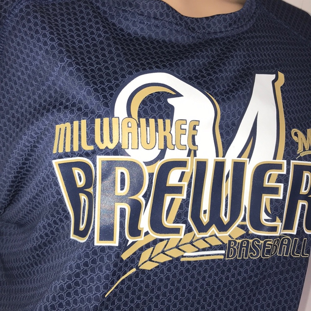 Milwaukee Brewers MLB baseball T-shirt medium - Picture 2 of 7